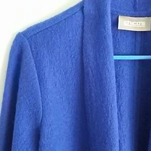 Chico's Wool Open Front Blazer